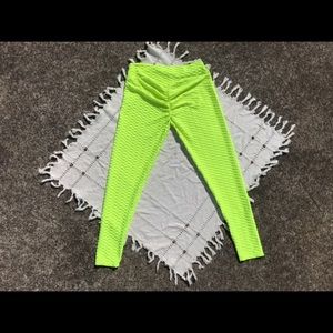 Neon Yellow Leggings